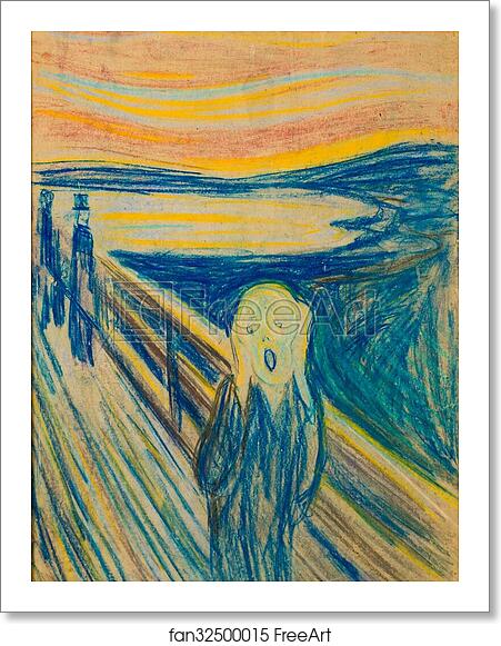Free art print of The Scream, 1893 by Edvard Munch Free art print of The Scream, 1893 by Edvard Munch