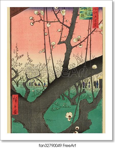 Free art print of Plum Garden, Kameido by Utagawa Hiroshige Free art print of Plum Garden, Kameido by Utagawa Hiroshige