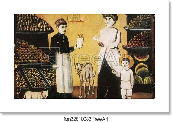 Free art print of Fruit Stall by Niko Pirosmani Free art print of Fruit Stall by Niko Pirosmani