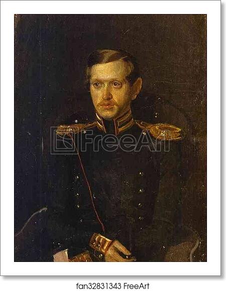 Free art print of Portrait of S. S. Krylov by Pavel Fedotov