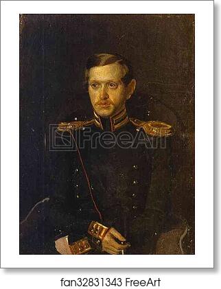 Free art print of Portrait of S. S. Krylov by Pavel Fedotov