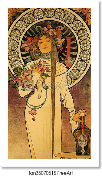 Free art print of La Trappistine by Alphonse Mucha Free art print of La Trappistine by Alphonse Mucha
