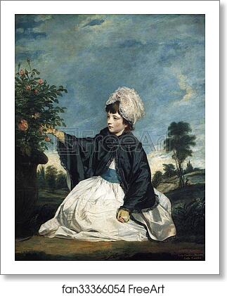 Free art print of Lady Caroline Howard by Sir Joshua Reynolds