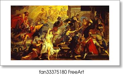 Free art print of Apotheosis of Henry IV by Peter Paul Rubens