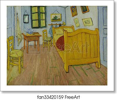 Free art print of The Bedroom by Vincent Van Gogh Free art print of The Bedroom by Vincent Van Gogh