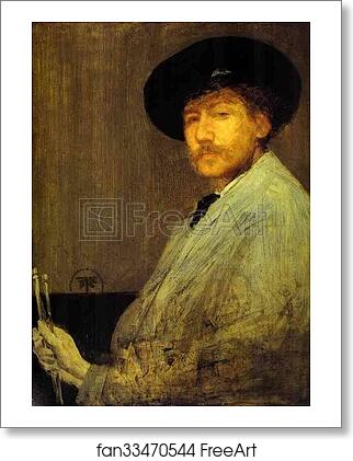 Free art print of Arrangement in Gray: Portrait of the Painter by James Abbott Mcneill Whistler