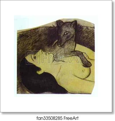 Free art print of Study for La perte de Pucelage (The Loss of Virginity) by Paul Gauguin Free art print of Study for La perte de Pucelage (The Loss of Virginity) by Paul Gauguin