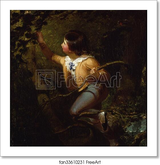 Free art print of Bird Nesting by Emanuel Leutze Free art print of Bird Nesting by Emanuel Leutze