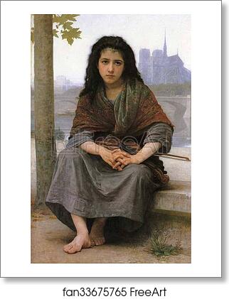 Free art print of The Bohemian by William-Adolphe Bouguereau