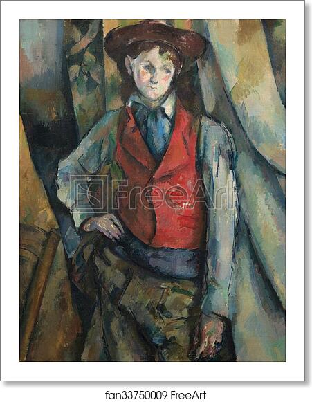 Free art print of Boy in a Red Waistcoat by Paul Cézanne Free art print of Boy in a Red Waistcoat by Paul Cézanne