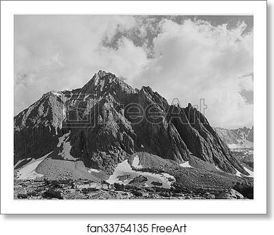 Free art print of Center Peak, Center Basin, Kings River Canyon (Proposed as a national park), California, 1936. Photographs of National Parks and Monuments, compiled 1941 - 1942, documenting the period ca. 1933 - 1942. by Ansel Adams (1902-1984) Free art print of Center Peak, Center Basin, Kings River Canyon (Proposed as a national park), California, 1936. Photographs of National Parks and Monuments, compiled 1941 - 1942, documenting the period ca. 1933 - 1942. by Ansel Adams (1902-1984)