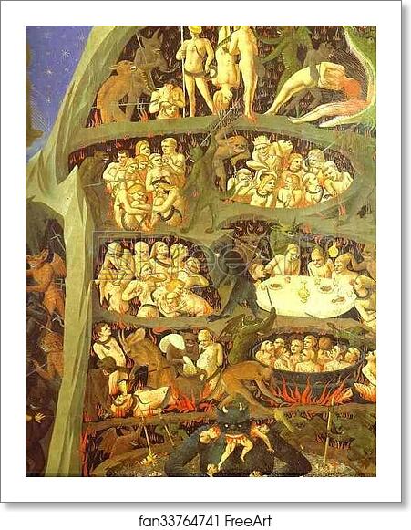 Free art print of The Last Judgement. Detail: The Damned by Fra Angelico Free art print of The Last Judgement. Detail: The Damned by Fra Angelico