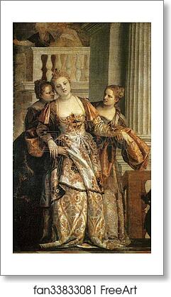 Free art print of Esther before Ahasuerus. Detail by Paolo Veronese