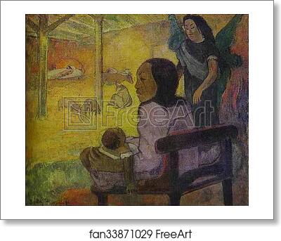 Free art print of Baby (The Nativity) by Paul Gauguin