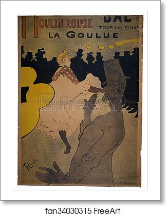 Free art print of Moulin Rouge by Henri De Toulouse-Lautrec Free art print of Moulin Rouge by Henri De Toulouse-Lautrec