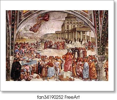 Free art print of The Deeds of the Antichrist by Luca Signorelli
