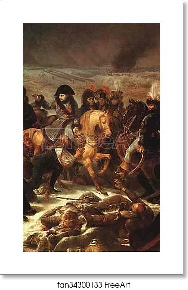 Free art print of Napoleon on the Battlefield at Eylan, February 9, 1807. Detail by Baron Antoine-Jean Gros Free art print of Napoleon on the Battlefield at Eylan, February 9, 1807. Detail by Baron Antoine-Jean Gros