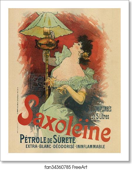 Free art print of Saxoléine Pétrole de Sureté 1892 by Jules Chéret Free art print of Saxoléine Pétrole de Sureté 1892 by Jules Chéret