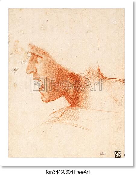 Free art print of Study of a Warrior's Head for the Battle of Anghiari by Leonardo Da Vinci Free art print of Study of a Warrior's Head for the Battle of Anghiari by Leonardo Da Vinci