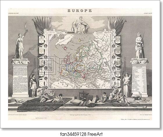 Free art print of Europe by Victor Jules Levasseur Free art print of Europe by Victor Jules Levasseur