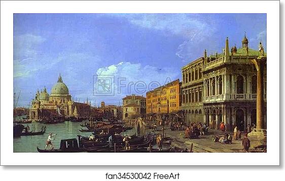 Free art print of The Molo: Looking West by Giovanni Antonio Canale, Called Canaletto Free art print of The Molo: Looking West by Giovanni Antonio Canale, Called Canaletto