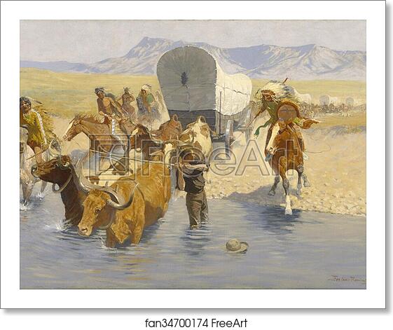 Free art print of The Emigrants by Frederic Remington Free art print of The Emigrants by Frederic Remington