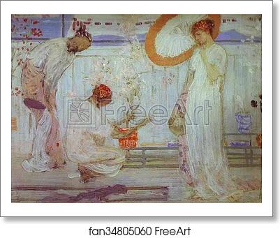 Free art print of The White Symphony: Three Girls by James Abbott Mcneill Whistler Free art print of The White Symphony: Three Girls by James Abbott Mcneill Whistler