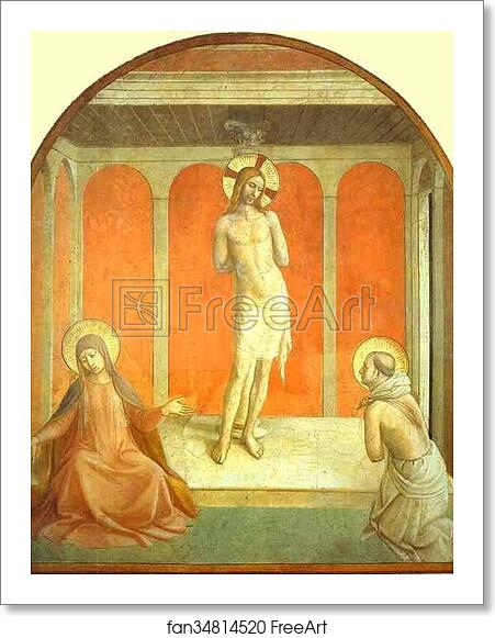Free art print of Flagellation by Fra Angelico Free art print of Flagellation by Fra Angelico