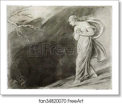 Free art print of Psyche by the Waters of the Styx by George Romney Free art print of Psyche by the Waters of the Styx by George Romney