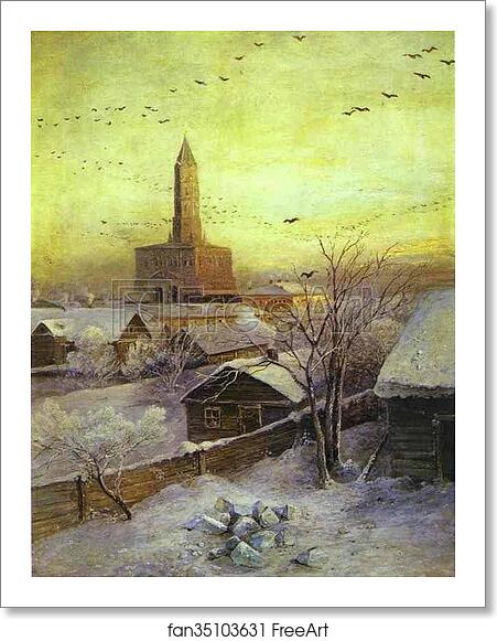 Free art print of The Sukharev Tower by Alexey Savrasov Free art print of The Sukharev Tower by Alexey Savrasov