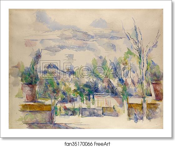 Free art print of The Terrace at the Garden at Les Lauves by Paul Cézanne Free art print of The Terrace at the Garden at Les Lauves by Paul Cézanne