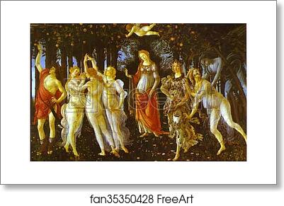 Free art print of Primavera by Alessandro Botticelli