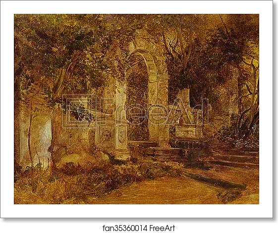 Free art print of Ruins in Park by Karl Brulloff Free art print of Ruins in Park by Karl Brulloff