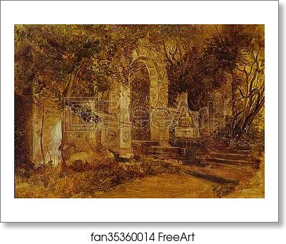 Free art print of Ruins in Park by Karl Brulloff
