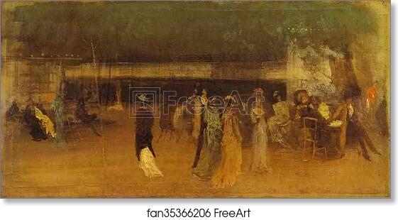 Free art print of Cremorne Gardens, No. 2. c by James Abbott Mcneill Whistler