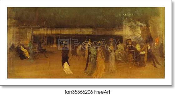 Free art print of Cremorne Gardens, No. 2. c by James Abbott Mcneill Whistler Free art print of Cremorne Gardens, No. 2. c by James Abbott Mcneill Whistler
