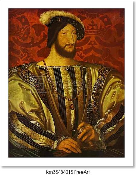 Free art print of Portrait of Francis I by Jean Clouet Free art print of Portrait of Francis I by Jean Clouet