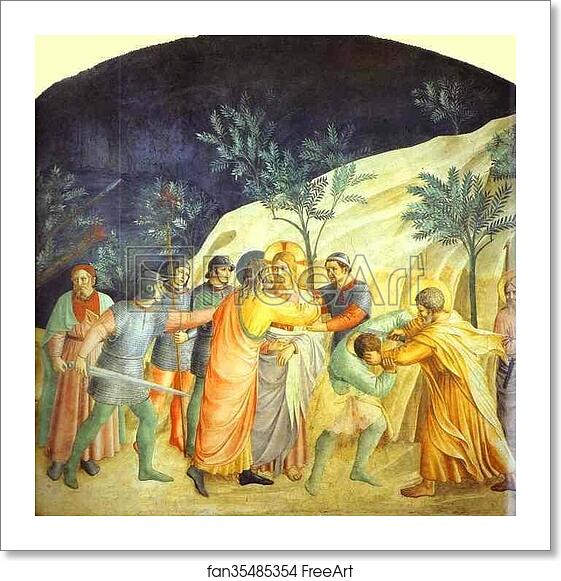 Free art print of Arrest of Christ by Fra Angelico Free art print of Arrest of Christ by Fra Angelico