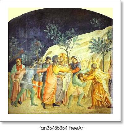 Free art print of Arrest of Christ by Fra Angelico