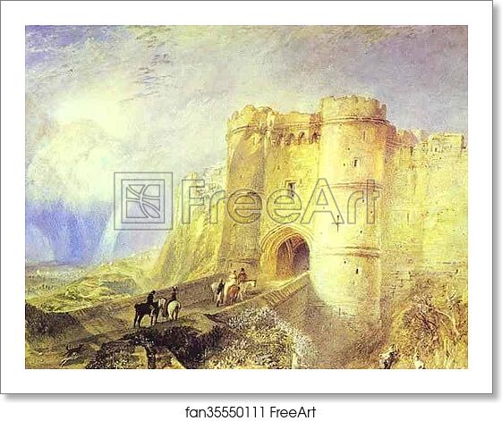 Free art print of Carisbrook Castle, Isle of Wight by Joseph Mallord William Turner Free art print of Carisbrook Castle, Isle of Wight by Joseph Mallord William Turner