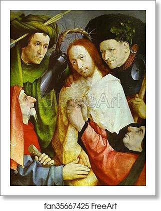 Free art print of Christ Crowned with Thorns by Hieronymus Bosch