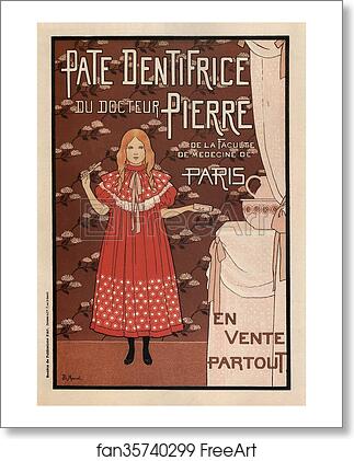 Free art print of Pâte dentifrice du docteur Pierre by Louis-Maurice Boutet De Monvel Free art print of Pâte dentifrice du docteur Pierre by Louis-Maurice Boutet De Monvel