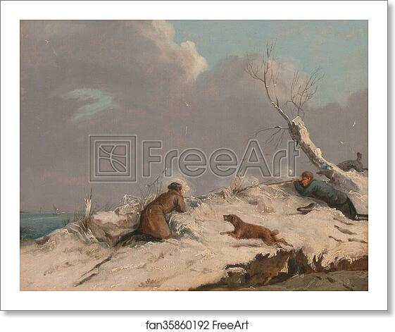 Free art print of Duck Shooting in Winter by Henry Thomas Alken
