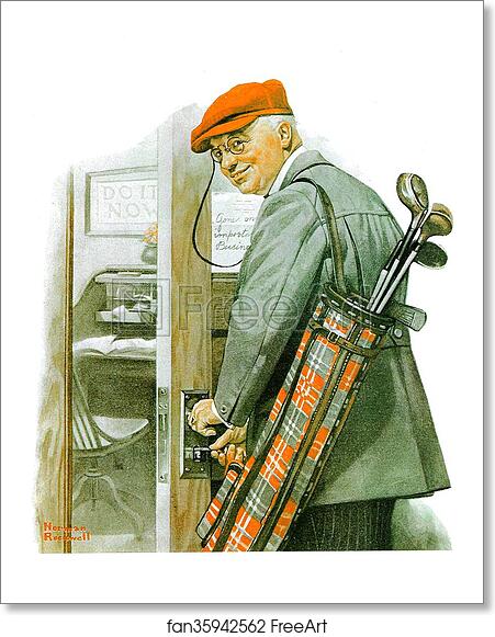 Free art print of Important Business by Norman Rockwell Free art print of Important Business by Norman Rockwell