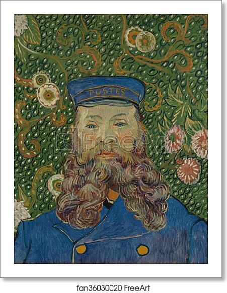 Free art print of Portrait of Joseph Roulin by Vincent Van Gogh