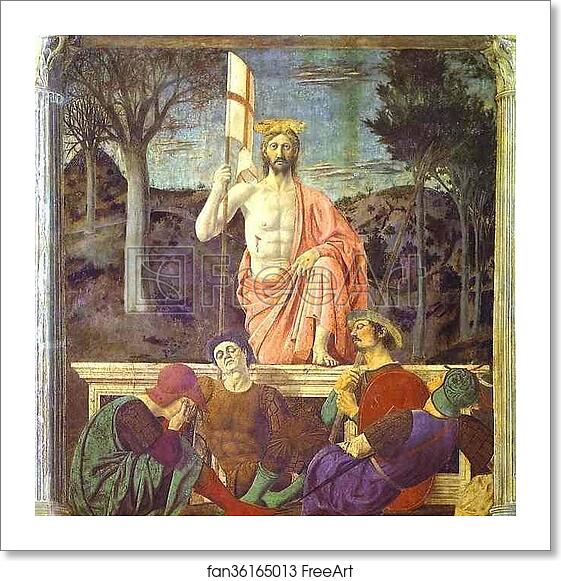 Free art print of The Resurrection by Piero Della Francesca