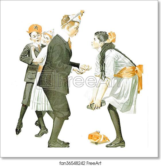 Free art print of Pardon Me! by Norman Rockwell Free art print of Pardon Me! by Norman Rockwell