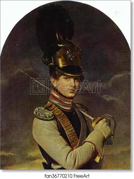 Free art print of Portrait of the Prince N. P. Trubetzkoy by Orest Kiprensky