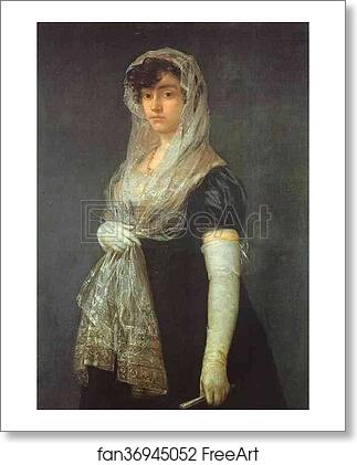 Free art print of The Bookseller's Wife by Francisco De Goya Y Lucientes