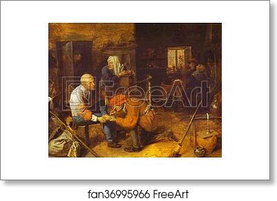 Free art print of The Operation by Adriaen Brouwer